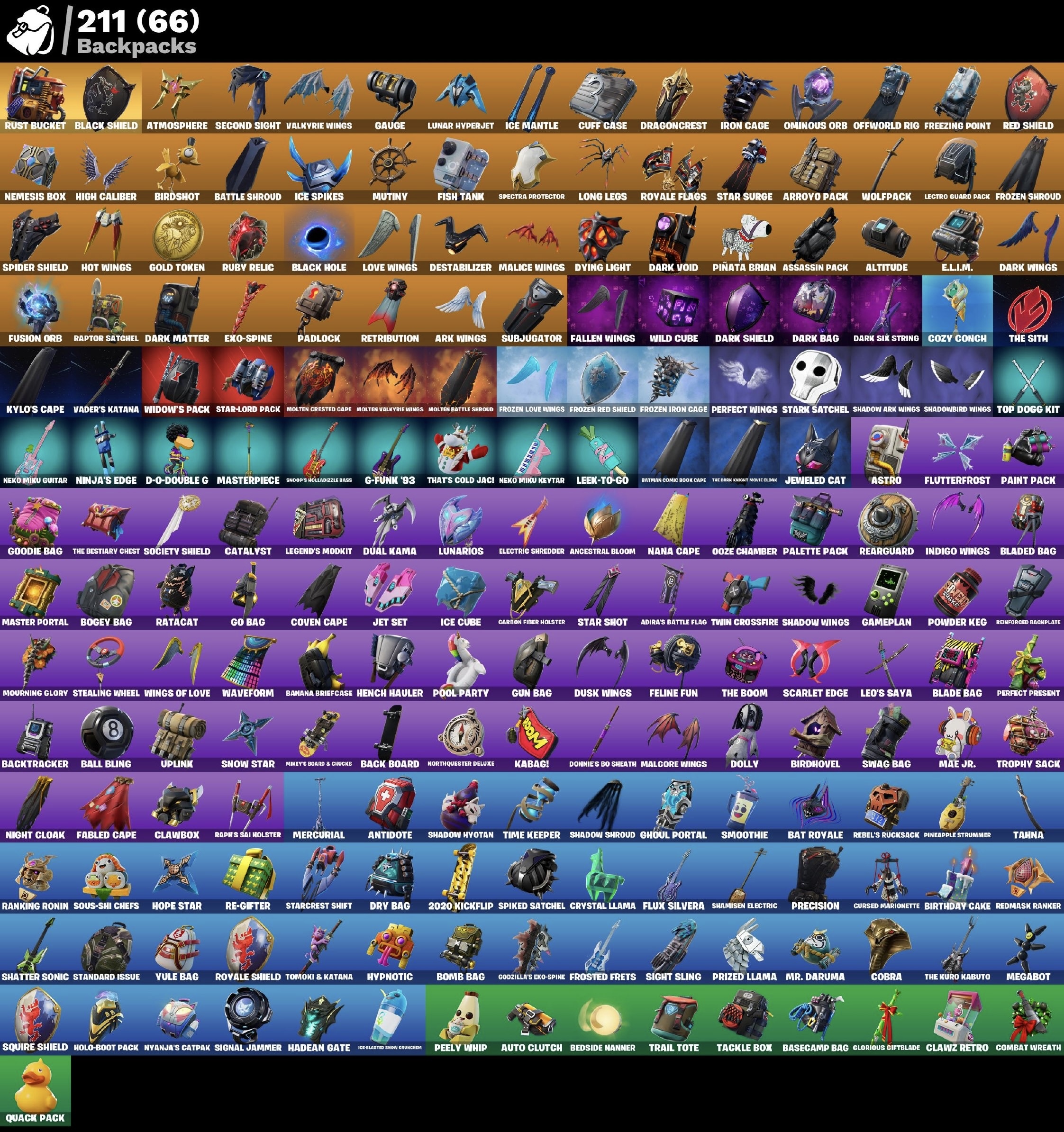 Fortnite Account - OG Renegade Raider - OG Raiders Revenge Spitzhacke - Schwarzer Ritter - S3 Battle Pass - Battle Bus Banner - Mako - 213 Skins - Image 3