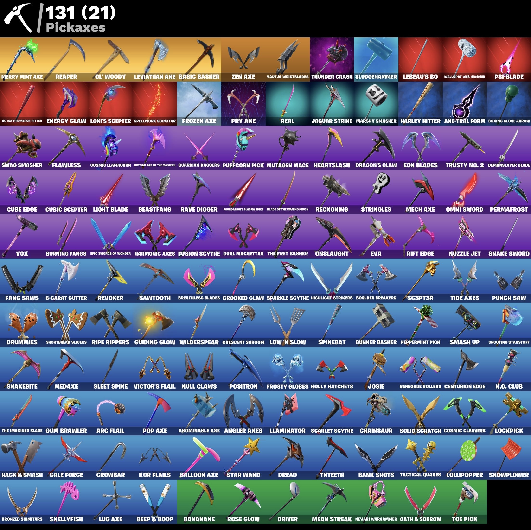 Fortnite Account - Wonder - Minty Spitzhacke - Leviathan Spitzhacke - S3 Battelpass - Glow - Fresh Tanz - 164 Skins - Image 4