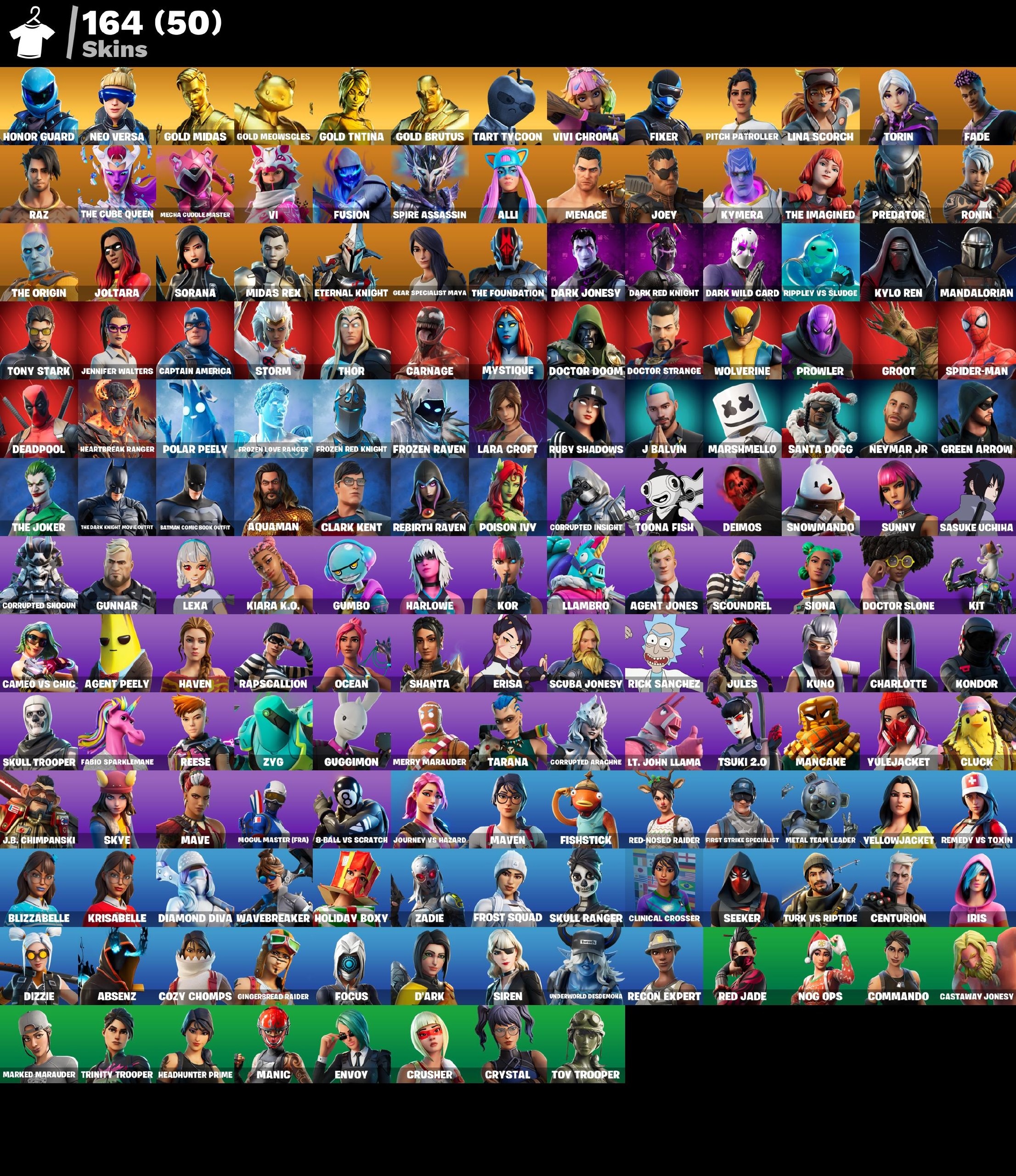 Fortnite Account - Honor Guard - 164 Skins - Image 2