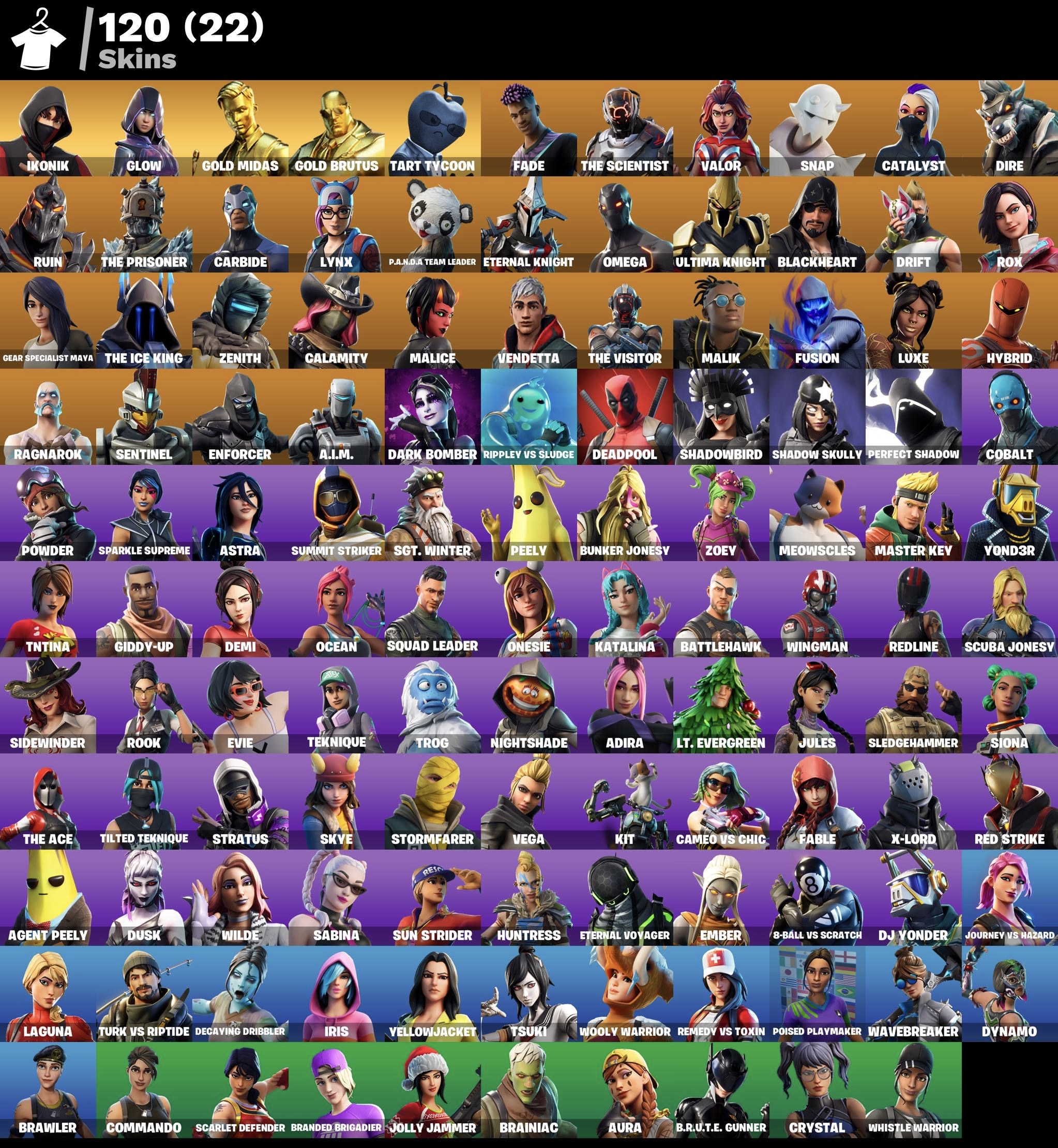 Fortnite Account - Ikonik - Glow - Minty Spitzhacke - Scenario - Point It Out - 120 Skins - Image 2