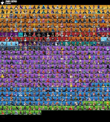 Fortnite Account - Schwarzer Ritter - Travis Scott - Galaxy - Wildcat - Leviathan Axe - 561 Skins - Image 2