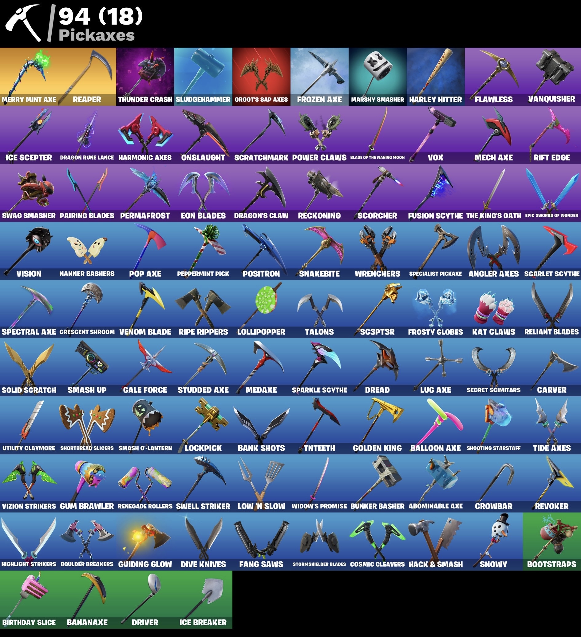 Fortnite Account - Ikonik - Glow - Minty Spitzhacke - Scenario - Point It Out - 120 Skins - Image 4