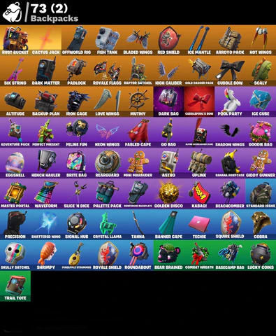 Fortnite Account - Travis Scott - Sensenmann - Schwarzer Ritter - Mako Gleiter - 102 Skins - Image 3