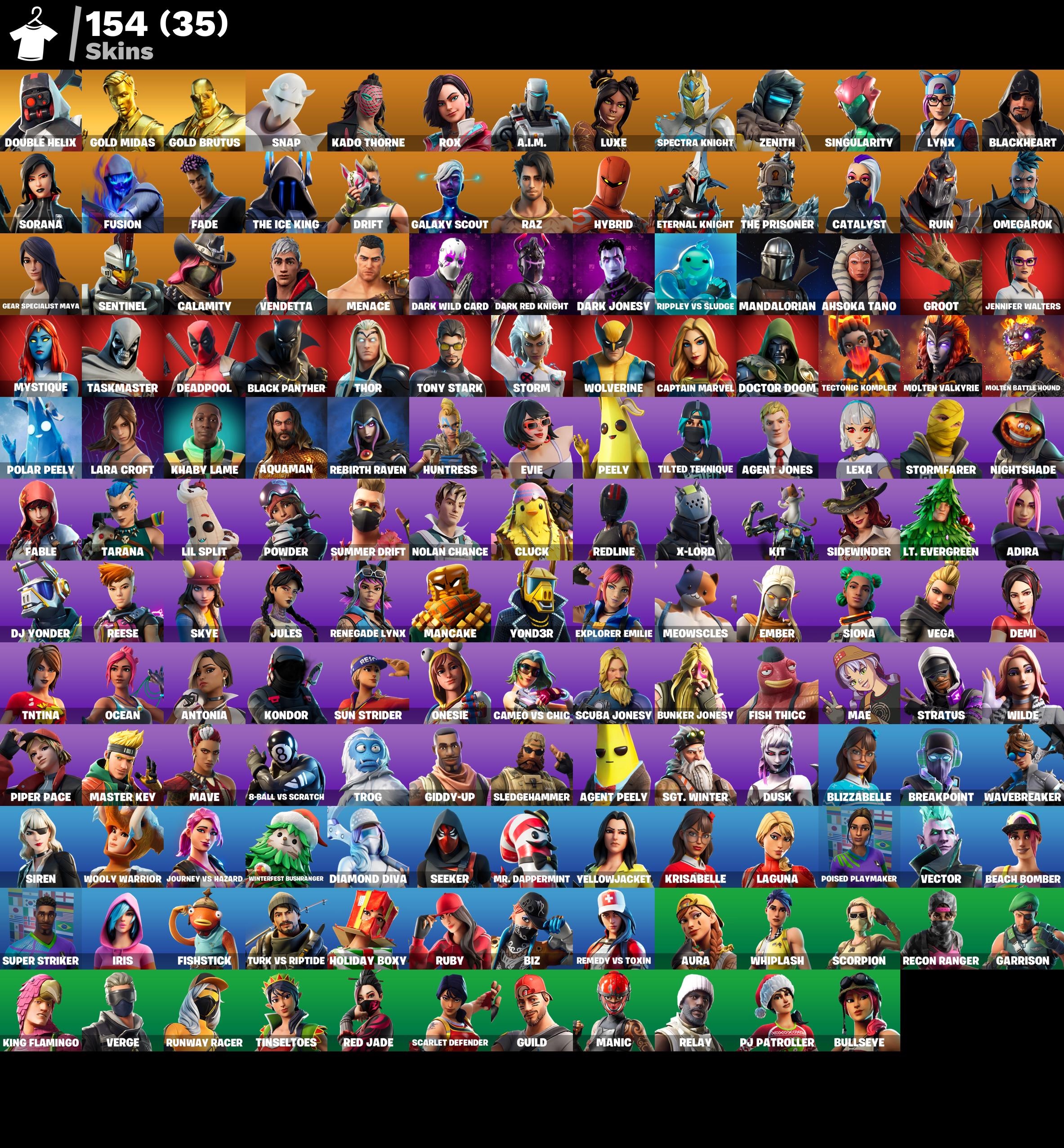 Fortnite Account - Double Helix - Minty Spitzhacke - 154 Skins - Image 2