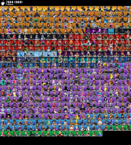 Fortnite Account - Travis Scott - Galaxy - Sensenmann - Leviathan Axe - 524 Skins - Image 2