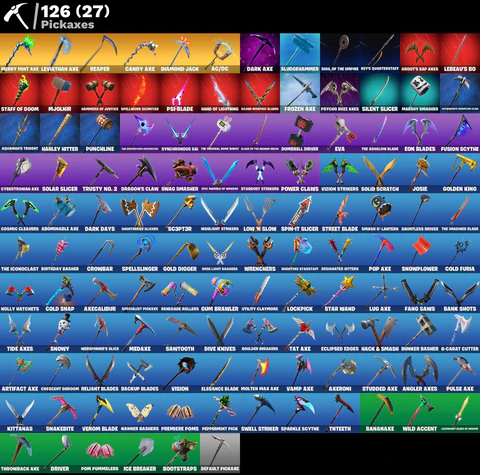 Fortnite Account - Black Knight - Wonder - The Reaper - Travis - Leviathan Axe - 154 Skins - Image 4