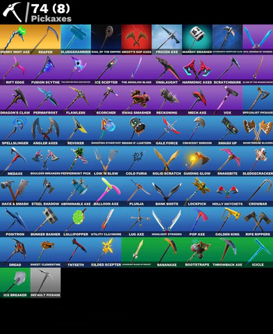 Fortnite Account Travis Scott - Ikonik - Glow - Minty Spitzhacke 106 Skins - Image 3